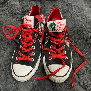 Converse How the Grinch Stole Christmas Women’s sz 9.5